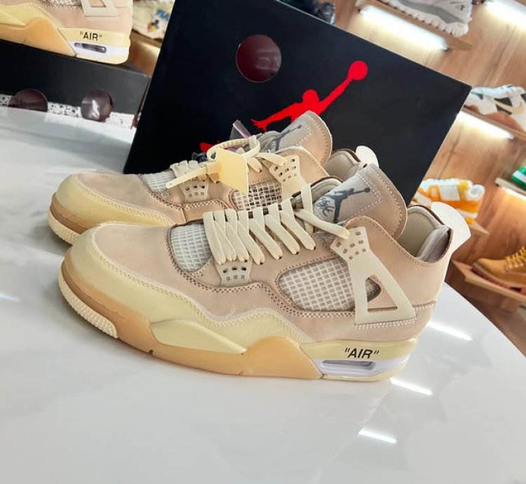Jordan 4 Retro Off-white Sail