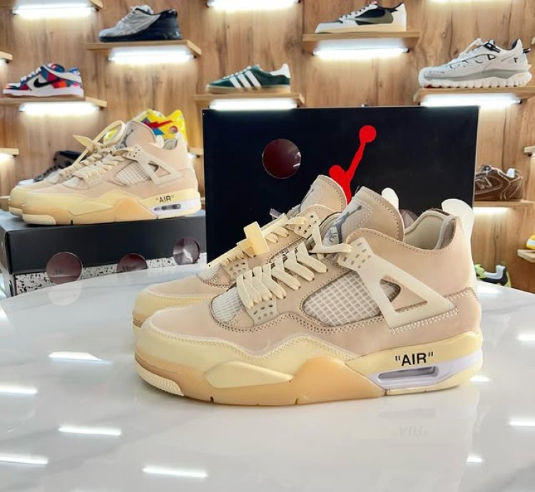 Jordan 4 Retro Off-white Sail
