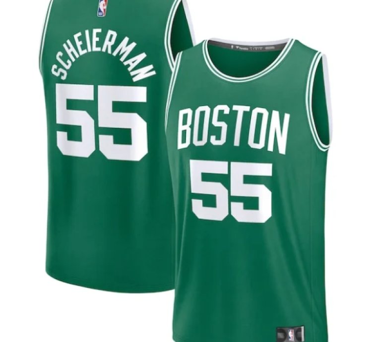 Baylor Scheierman Boston Celtics 2024 Nba Draft Fast Break Player Jersey - Icon Edition - Kelly Green