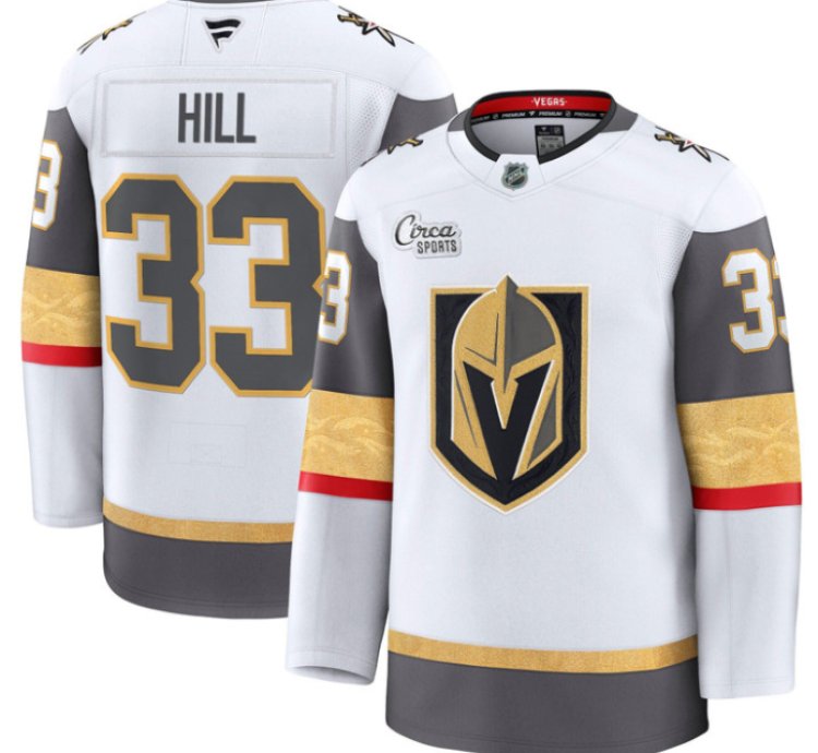 Adin Hill Jersey 33 Vegas Golden Knights Premium Stitched White