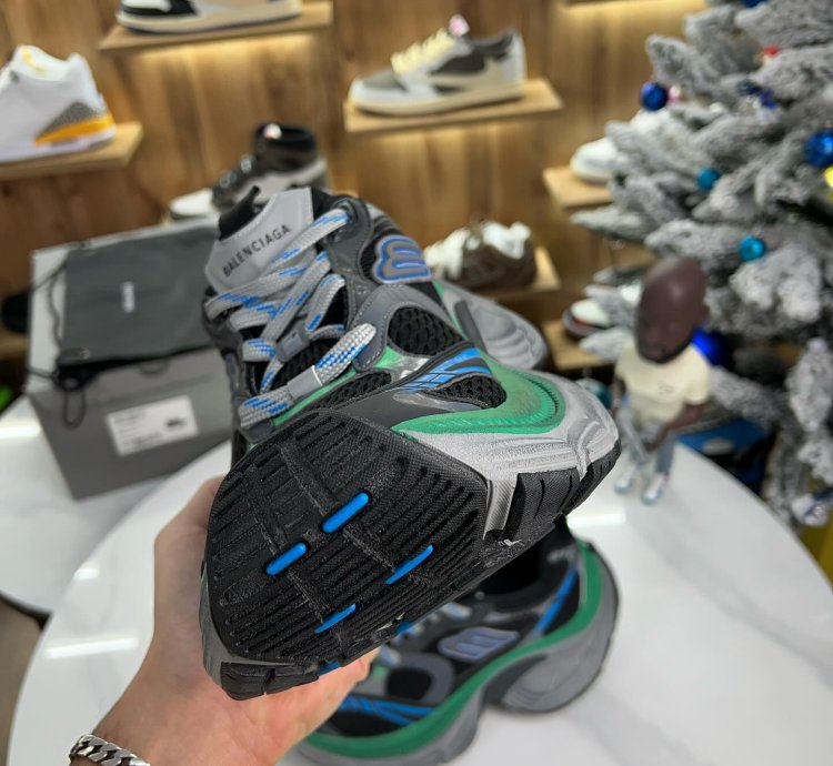 Balenciaga 10xl Black Grey Blue