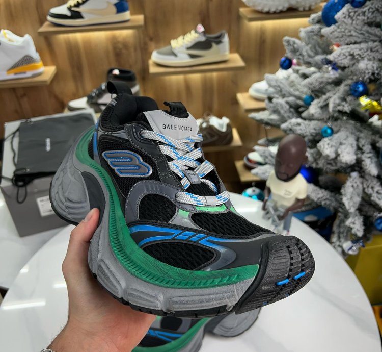 Balenciaga 10xl Black Grey Blue