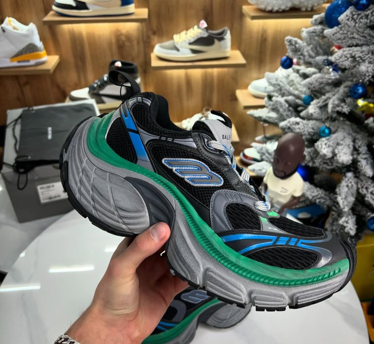 Balenciaga 10xl Black Grey Blue