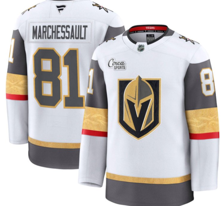 Jonathan Marchessault Jersey 81 Vegas Golden Knights Premium Stitched White