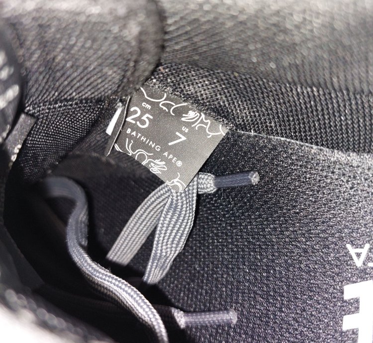 Bapesta Grey And Black