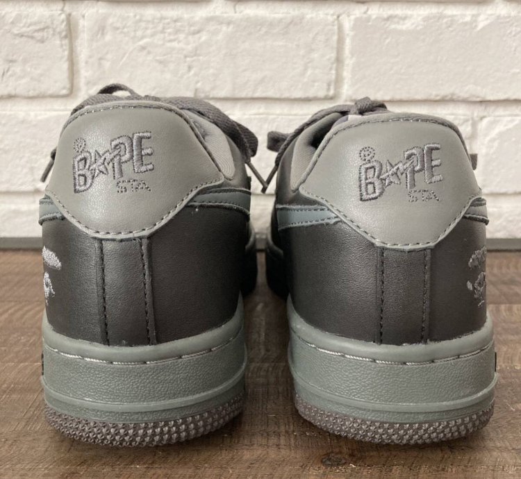 Bapesta Leather Sneakers Bathing Ape Bape Sta Shoes Nigo