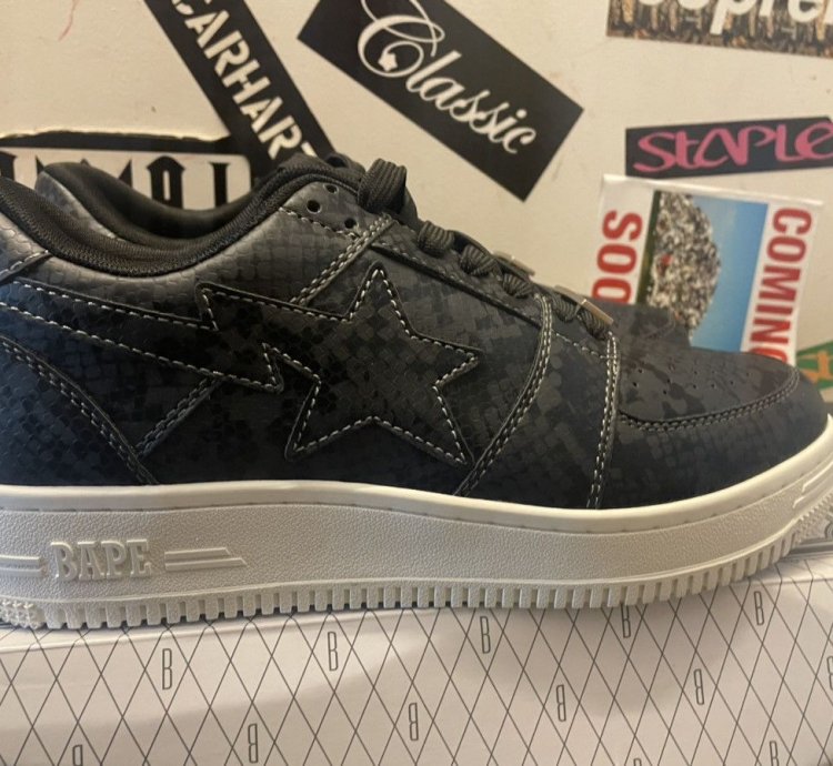 Bapesta Low M2 Python - Black