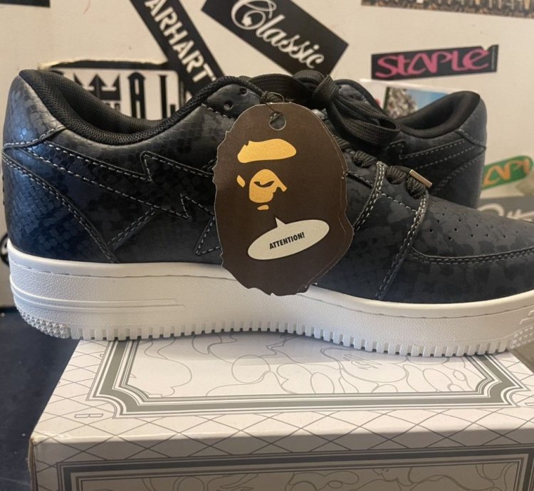 Bapesta Low M2 Python - Black