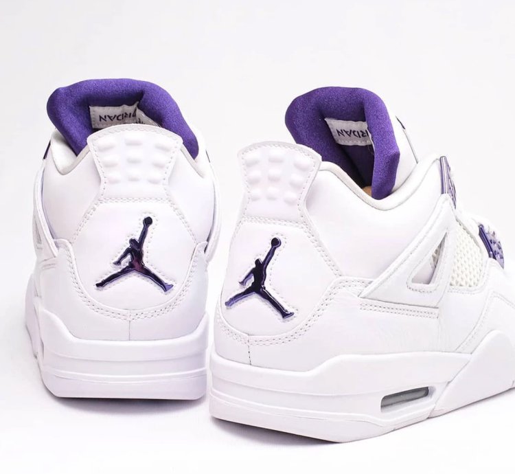 Nike Air Jordan 4 Retro Metallic Purple Mens - Ct8527-115