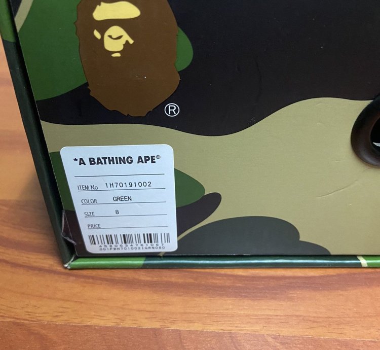 Bapesta Lows grey Green