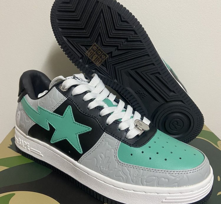Bapesta Lows grey Green