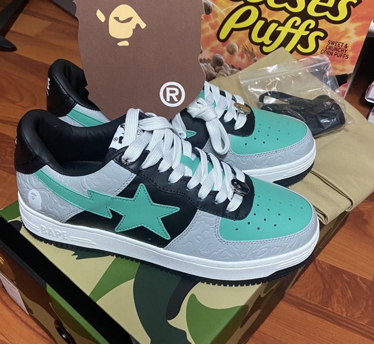 Bapesta Lows grey Green
