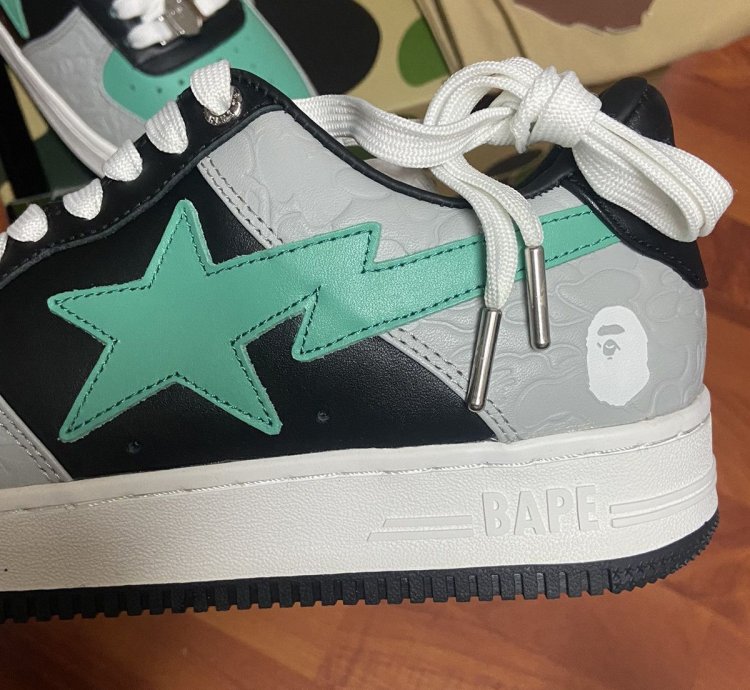 Bapesta Lows grey Green