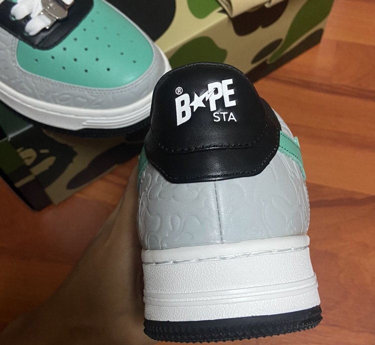 Bapesta Lows grey Green