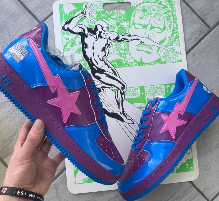 Bapesta Marvel Sliver Surfer 2005