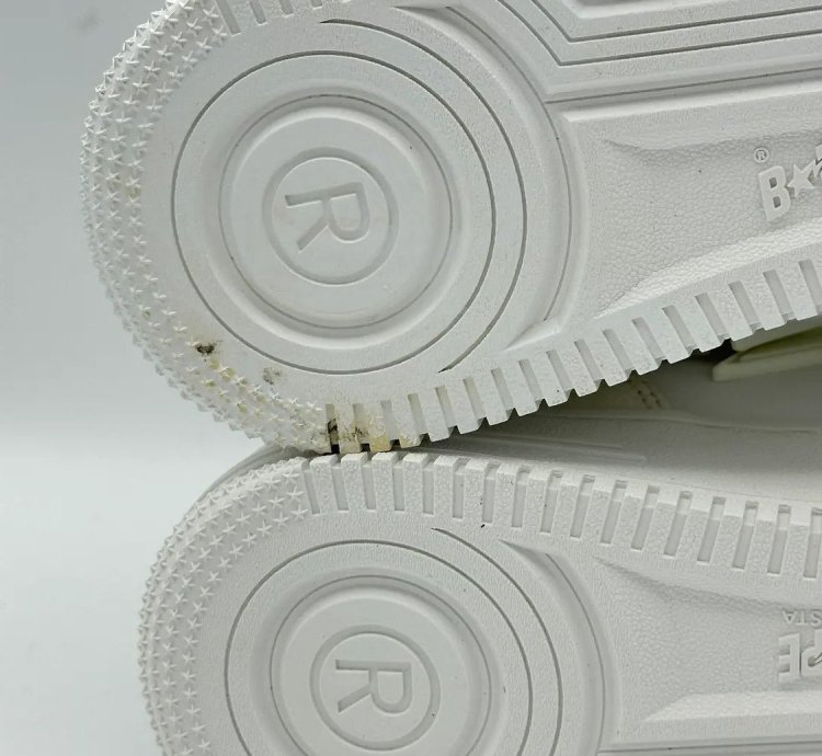 Bapesta Mid Triple White
