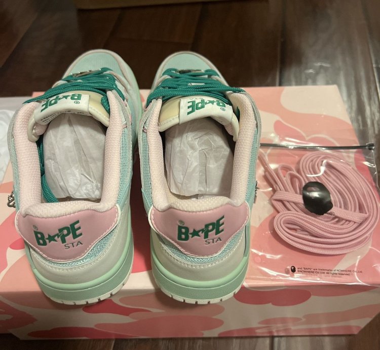 Bapesta Minty Green