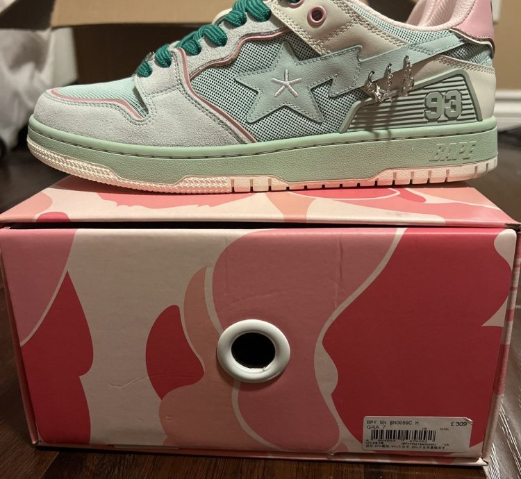 Bapesta Minty Green
