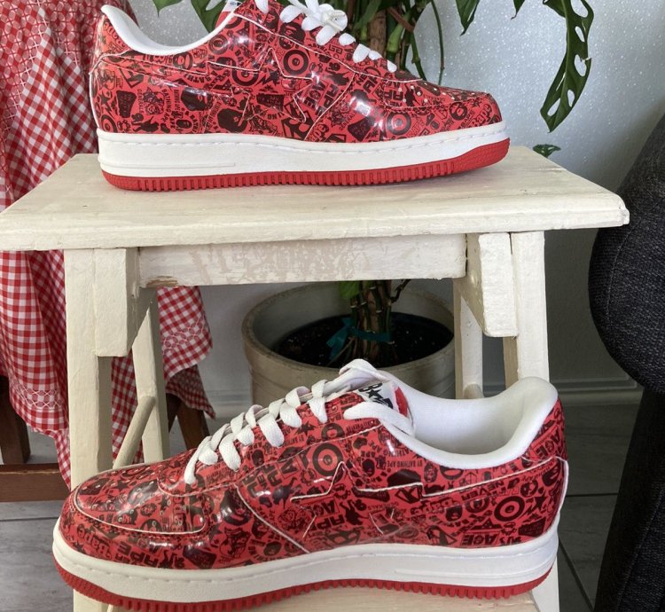 Bapesta Multi Logo Red 2007