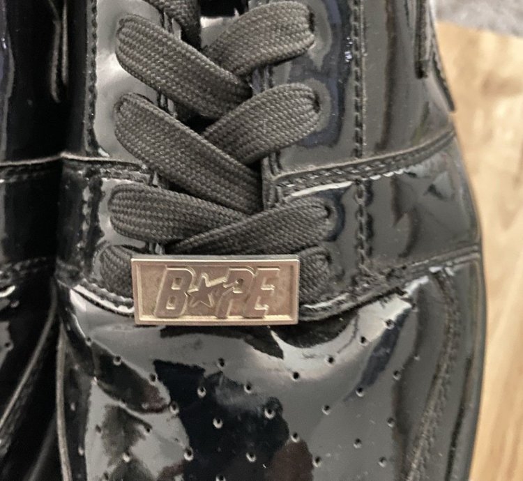 Bapesta Patent Black