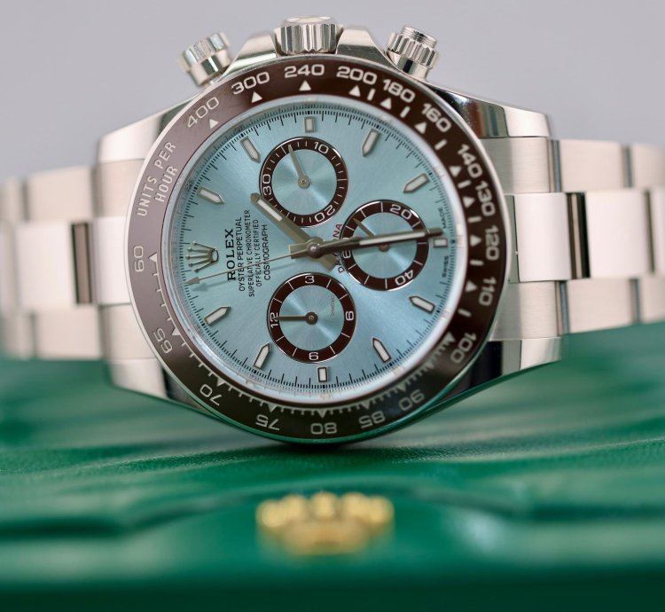 Rolex Daytona 2024 New Reference Rolex Daytona Platinum Ice Blue Dial 126506 Unworn