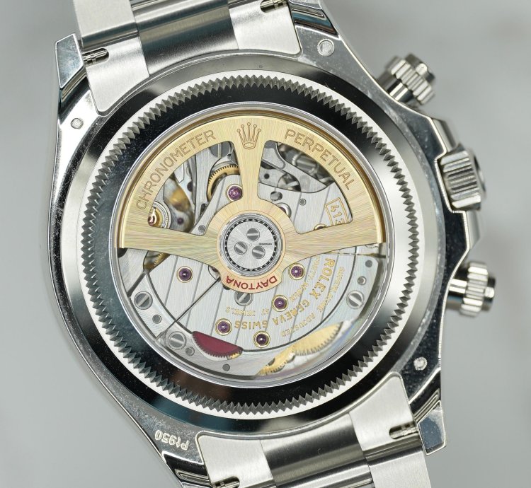 Rolex Daytona 2024 Platinum Daytona Diamond Baguette Unworn Open Case Back Box Papers 126506