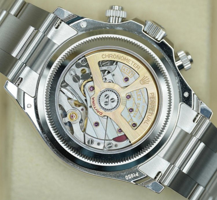 Rolex Daytona 2024 Platinum Daytona Diamond Baguette Unworn Open Case Back Box Papers 126506