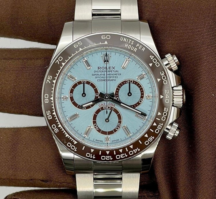 Rolex Daytona 2025 New Platinum Daytona 40mm Diamond Markers 126506-0002