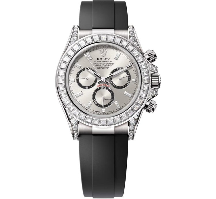 Rolex Daytona 40mm 126539tbr-0002 White Gold With Silver Diamond Dial Watch 2024