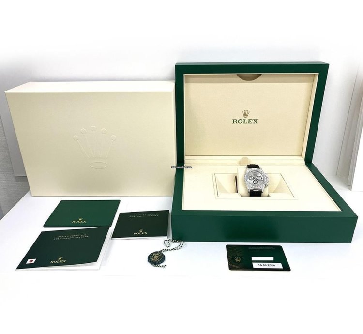Rolex Daytona 40mm 126539tbr-0002 White Gold With Silver Diamond Dial Watch 2024
