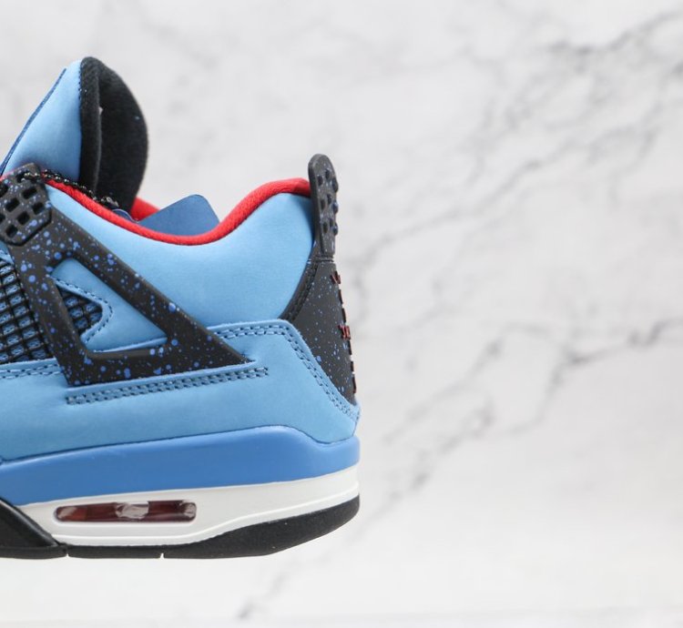 Travis Scott X Jordan 4 Retro Cactus Jack Blue