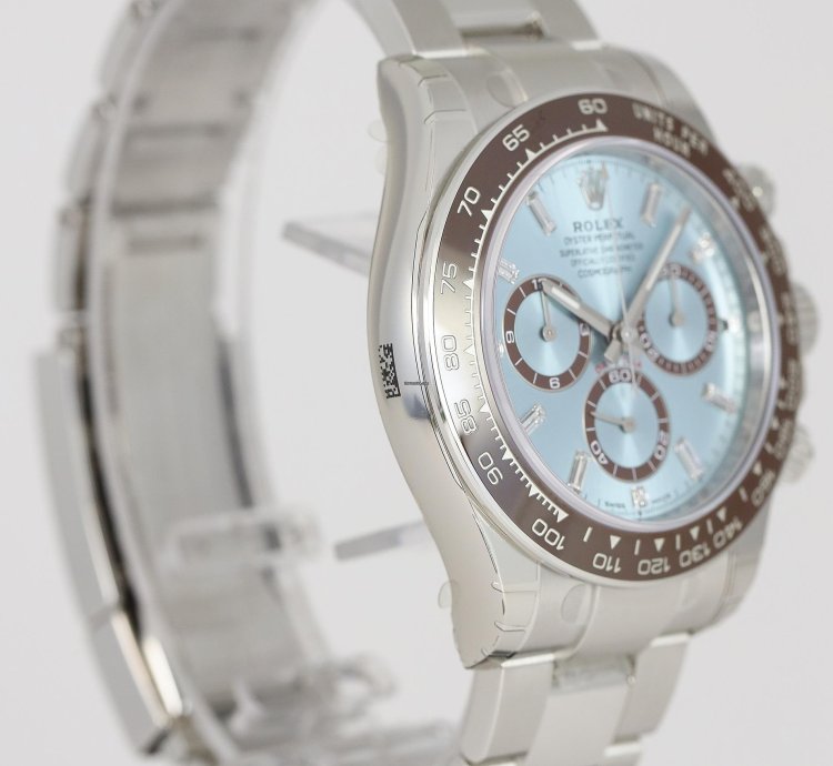 Rolex Daytona Cosmograph 126506 Ice Blue Baguette Platinum Sticker New 2025