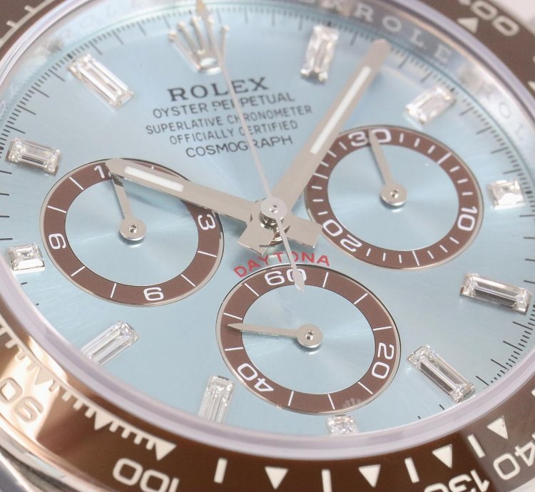 Rolex Daytona Cosmograph 126506 Ice Blue Baguette Platinum Sticker New 2025