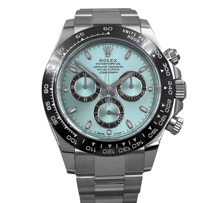 Rolex Daytona Cosmograph Daytona 116506 Platinum Ice Blue Dial Card Box Booklets