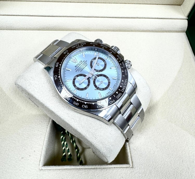 Rolex Daytona Cosmograph Daytona 40mm Ice Blue Dial Platinum