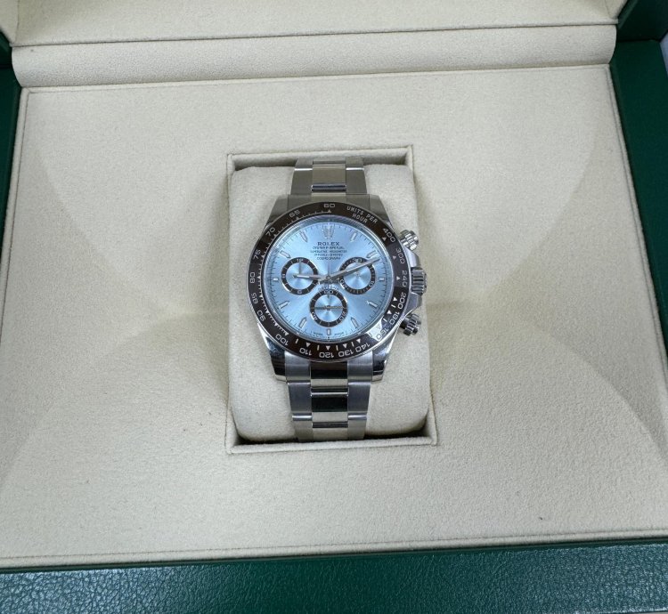Rolex Daytona Cosmograph Daytona 40mm Ice Blue Dial Platinum