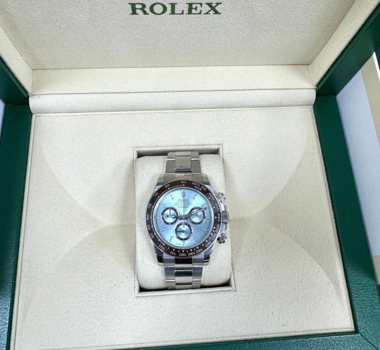Rolex Daytona Cosmograph Daytona 40mm Ice Blue Dial Platinum