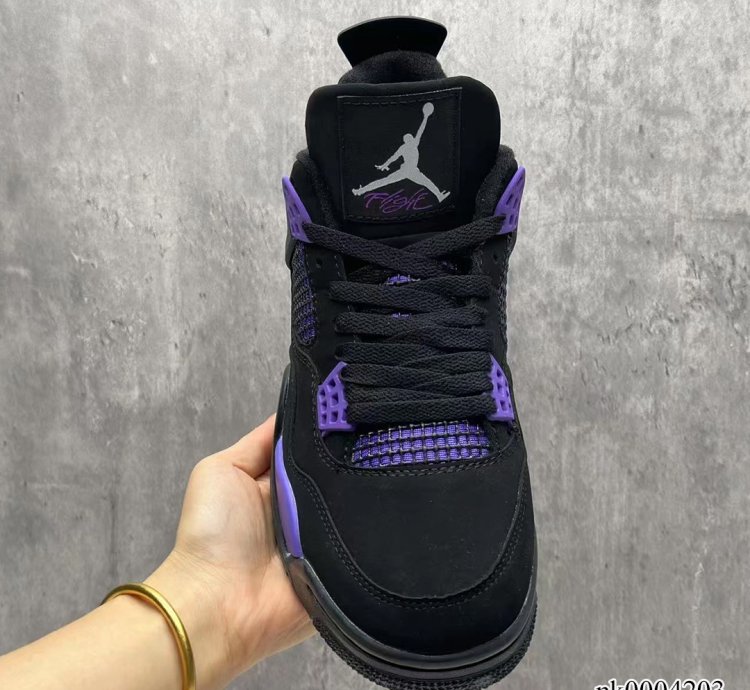 Jordan 4 Purple Thunder Shoes Sneakers Nk4203-000