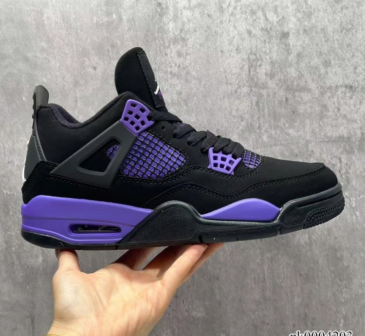 Jordan 4 Purple Thunder Shoes Sneakers Nk4203-000