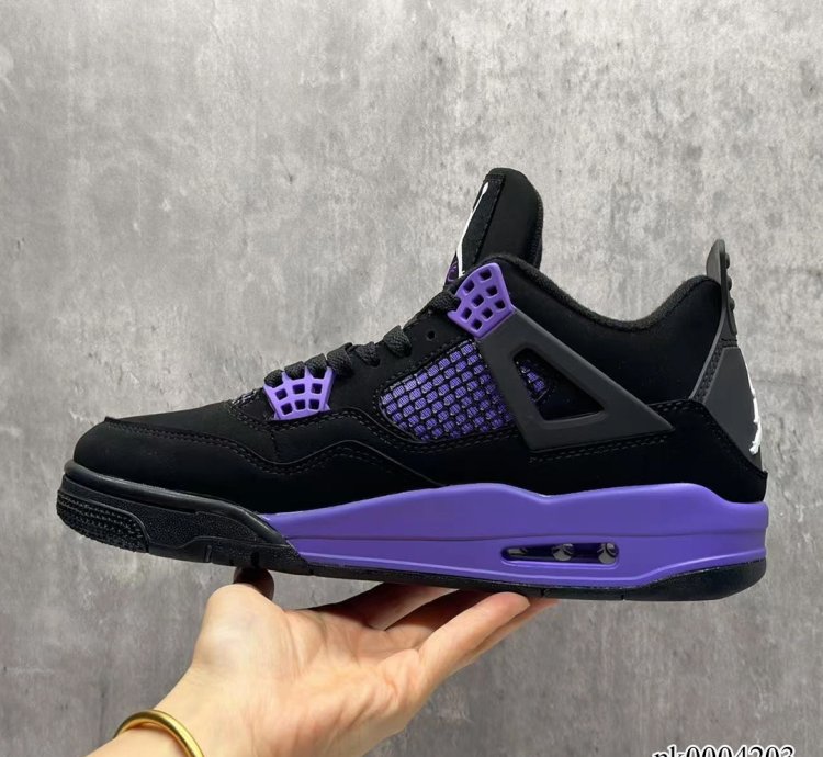 Jordan 4 Purple Thunder Shoes Sneakers Nk4203-000