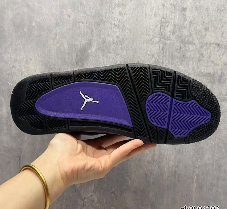 Jordan 4 Purple Thunder Shoes Sneakers Nk4203-000
