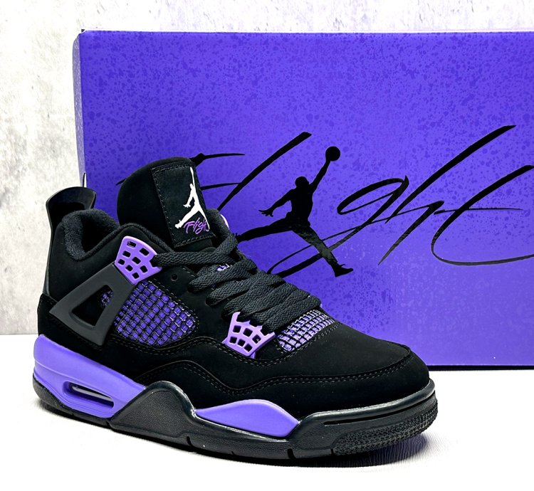 Jordan 4 Purple Thunder Shoes Sneakers Nk4203-000