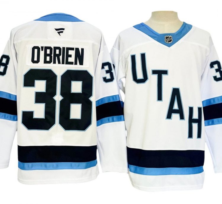 Utah Hockey Club 38 Liam Obrien White 2024 Jersey