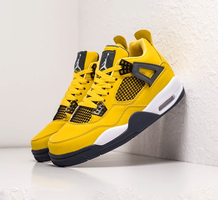 Nike Air Jordan 4 Retro Lightning Ct8527-700 Yellow Thunder