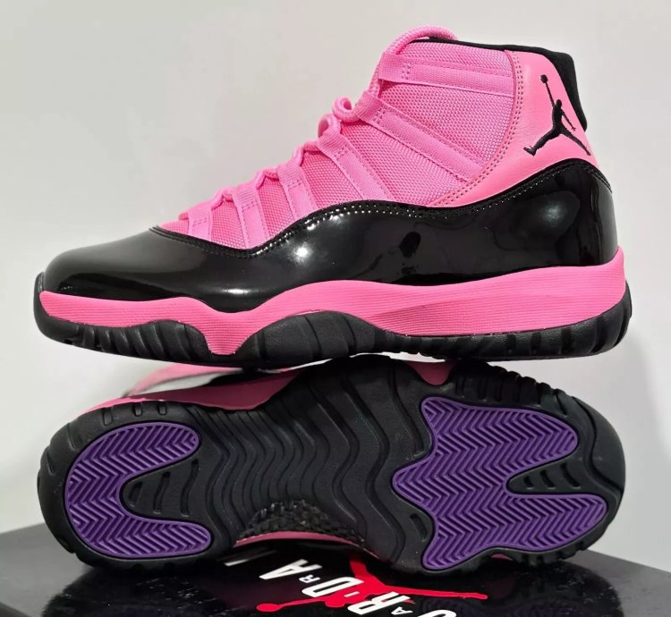 Jordan 11 High Pink Black