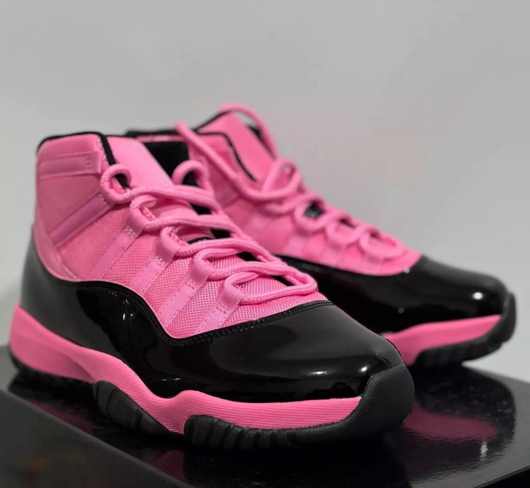 Jordan 11 High Pink Black