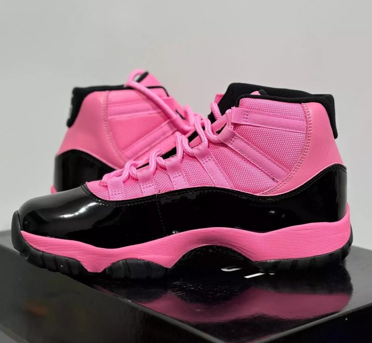 Jordan 11 High Pink Black