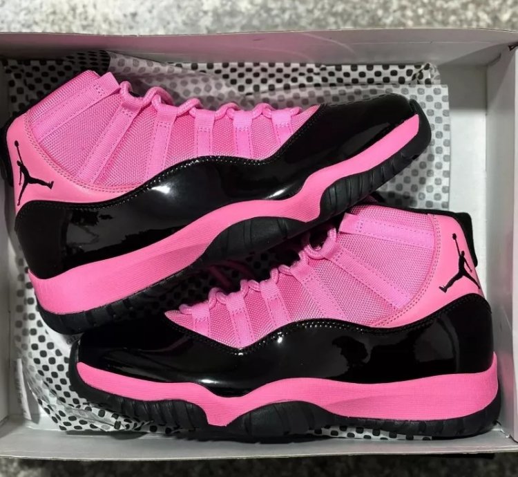 Jordan 11 High Pink Black