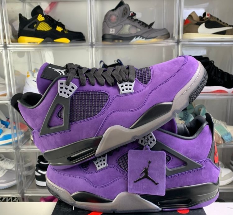 Jordan 4 Travis Scott Purple