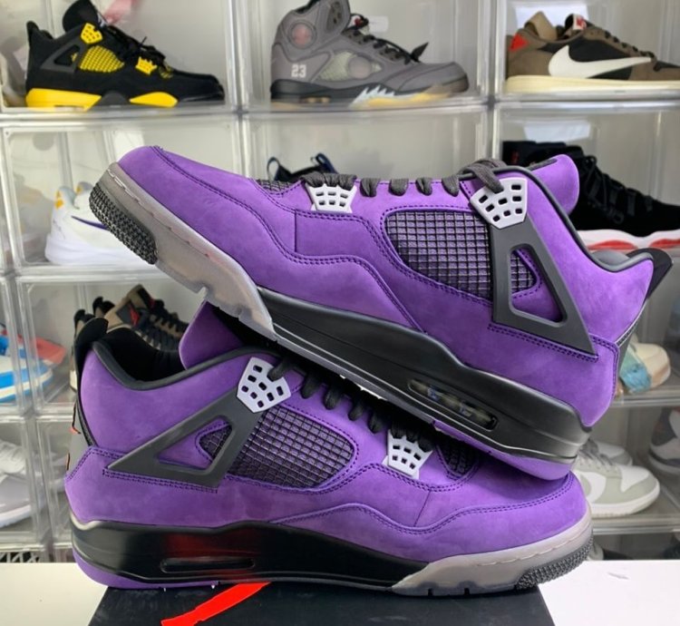 Jordan 4 Travis Scott Purple